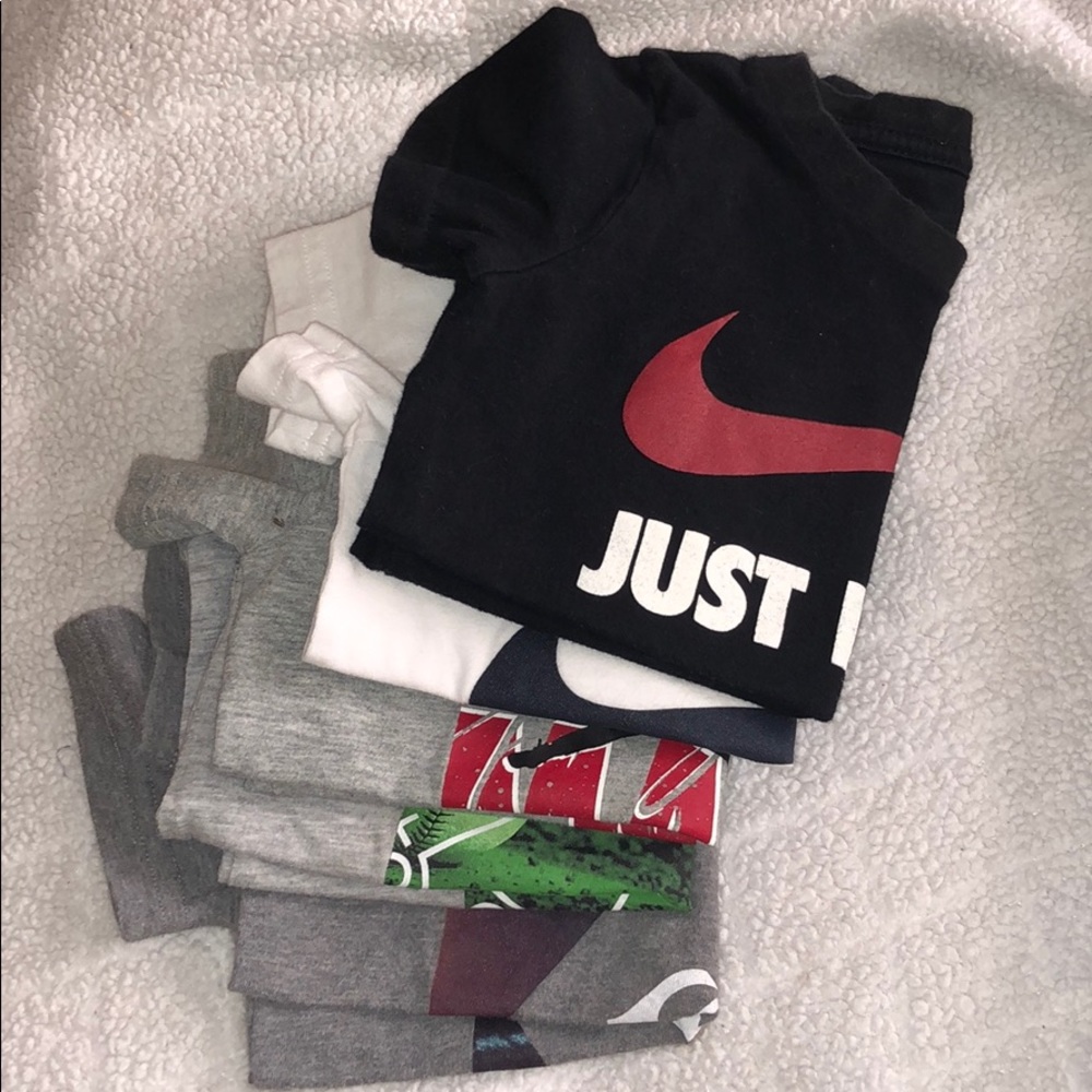 5 boy shirts size 2T-3T.
